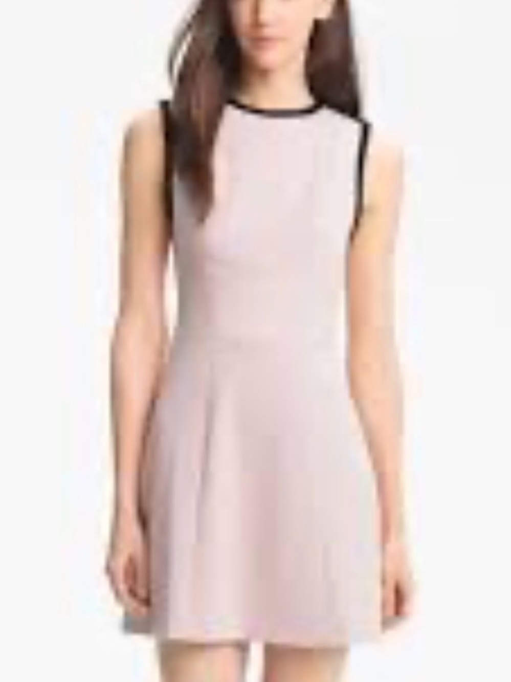Ted Baker Pale pink adin contrast dress